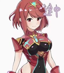 animated clone ditto ditto_copied_person harukan human mythra no_sound pokemon pokemon_(species) pyra transformed_ditto video xenoblade_(series) xenoblade_chronicles_2