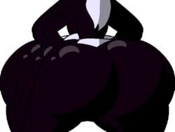 1girls animated ass ass_focus ass_shake bubble_butt female female_only five_nights_at_freddy's five_nights_in_anime marionette_(fnaf) puppet_(fnaf) supersecretsoup_(artist) thick_thighs white_hair