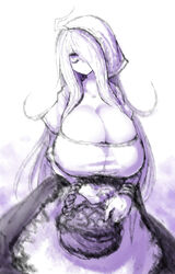 2b213 big_breasts breasts cleavage hair_over_one_eye huge_breasts mei_(2b213) tagme