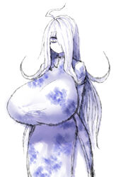 2b213 clothed eye_bags female hair_over_one_eye huge_breasts looking_at_viewer mei_(2b213) solo tagme