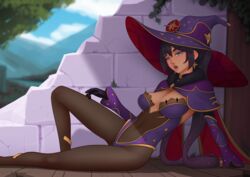 mona (genshin impact) from genshin impact by deilan12