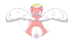 anal_juice anal_juice_trail animated chessy_(zylenox) collar fur furry halo tagme tail wings zylenox