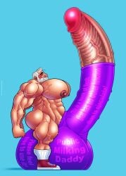 abs balls_on_floor balls_on_ground biceps bodybuilder censored censored_penis cum cum_on_muscles cum_on_self cumming daddy_kink dobnezumi excessive_cum hyper hyper_balls hyper_genitalia hyper_muscles hyper_penis hyper_testicles male male_focus male_only masturbating masturbation muscle muscles muscular muscular_arms muscular_ass muscular_back muscular_legs muscular_male muscular_thighs nipples pecs veins veiny_penis