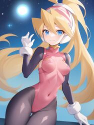 1girls ai_generated ciel_(mega_man) female female_only mega_man mega_man_zero more_at_source solo tagme