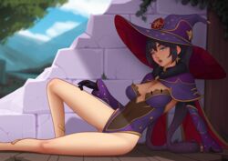 mona (genshin impact) from genshin impact by deilan12