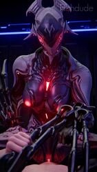 10_seconds 1boy 1boy1girl 1girls 3d 9:16 alien alien/human alien_girl animated artist_name assertive blender claws cowgirl_position female female_focus female_on_top femdom fiishdude garuda_(warframe) girl_on_top glowing_genitalia glowing_nipples human human_on_humanoid human_penetrating humanoid interspecies male male/female male_human/female_alien male_human/female_humanoid male_human/female_robot male_pov monster monster_girl no_sound penis pov pussy robot robot_girl sex shorter_than_10_seconds straight threatening vaginal vaginal_penetration vertical_video video warframe