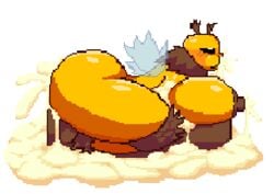 bee cum cum_in_ass cum_in_mouth cum_inside excessive_cum massive_ass pancaketomo queen_bee_(terraria) terraria terraria_(lewdrraria)