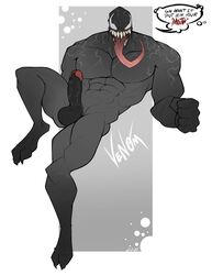 2021 english_text gay male male_only male_pov marvel marvel_comics nude nude_male smooth_skin solo solo_male symbiote tagme tongue tongue_out venom venom_(marvel) yaoi