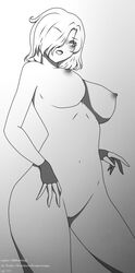 black_white naoko_chiebukuro nextgenronpa nude twuqoila