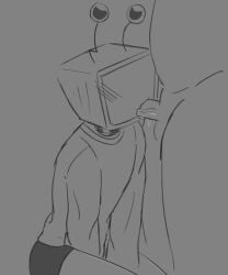 blowjob looping_animation male/male object_head saliva saliva_drip saliva_string tagme tenna_(deltarune) video