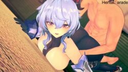 1boy 1girls 30_seconds 3d 3d_animation against_wall animated ass big_ass big_breasts big_butt big_penis bodysuit bouncing_ass breasts cuckold_pov doggy_style fat_ass female from_behind ganyu_(genshin_impact) genshin_impact hentaiparade longer_than_10_seconds male moaning mp4 naked nipples nude penis pussy round_ass round_butt sex sex_from_behind shorter_than_30_seconds sound standing standing_sex tagme thighhighs vaginal_penetration video