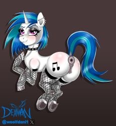 1animal dj_pon-3_(mlp) feral feral_focus feral_only mlp my_little_pony not_furry vinyl_scratch_(mlp)