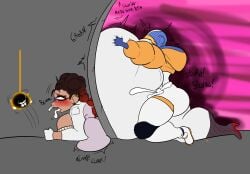 apex_legends ass_expansion cumflation futanari huge_ass loba_(apex_legends) v2ordinary wattson_(apex_legends)