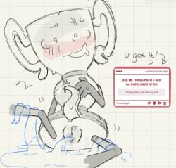 inanimate_insanity object_shows osc trophy_(ii) tentacle_penis goo_(ii)