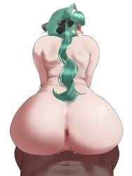 amidasketchbook animated anus ass_clapping big_breasts big_penis cat_ears catgirl dark-skinned_male girl_dm green_hair indie_virtual_youtuber looking_back male/female no_sound orange_eyes reverse_cowgirl_position tagme twintails video virtual_youtuber