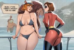 2girls ai_generated avengers big_ass big_breasts big_thighs breasts chest crossover curvaceous curvy curvy_figure digital_media_(artwork) disney doreen_green elastigirl female furry_tail helen_parr hips hourglass_figure huge_ass huge_breasts huge_thighs large_ass large_breasts large_thighs legs light-skinned_female light_skin marvel marvel_comics marvel_rivals mature mature_female milf mother mutate_(marvel) new_avengers phophopho pixar pixar_mom slim_waist squirrel_ears squirrel_girl squirrel_girl_(marvel) squirrel_girl_(marvel_rivals) squirrel_tail tail the_incredibles thick thick_hips thick_legs thick_thighs thighs voluptuous voluptuous_female waist wide_hips wide_thighs