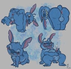 2025 3_toes 4_arms alien antennae_(anatomy) anthro anus balls bent_over biped blue_balls blue_body blue_claws blue_fur blue_nose blue_pawpads blush bodily_fluids butt chest_tuft claws cum cumshot disney ears_down ejaculation experiment_(lilo_and_stitch) feet finger_claws fur genital_fluids genitals grin grinning_at_viewer head_tuft hi_res holding_own_penis holding_penis lilo_and_stitch looking_at_viewer looking_pleasured male masturbation matthew-fox multi_arm multi_limb multiple_poses notched_ear one_eye_half-closed open_mouth open_smile pawpads penile penile_masturbation penis pivoted_ears pose precum presenting presenting_hindquarters small_tail smile smiling_at_viewer spread_anus spread_butt spreading stitch_(lilo_and_stitch) tail toe_claws toes tongue tongue_out tuft