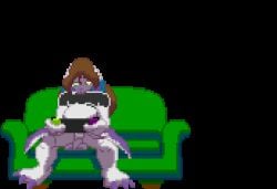 all_fours alpha_channel anal anal_penetration animal_genitalia animal_penis animated anthro balls bat big_balls big_breasts big_penis bodily_fluids breast_fondling breast_play breasts clothing cum cum_inside cum_while_penetrated dialogue digital_media_(artwork) doggystyle duo ejaculation electronics english_text equine_genitalia equine_penis erection feet fellatio fondling from_behind_position fur furniture game_console genital_fluids genitals gynomorph gynomorph/male hair hand_on_breast huge_penis humanoid_genitalia intersex intersex/male irrumatio lagomorph laquine leporid male male_penetrating mammal masturbating_during_fellatio masturbating_during_oral masturbating_during_sex masturbation membrane_(anatomy) membranous_wings nintendo nintendo_switch nipples nude on_partner open_mouth oral oral_penetration orgasm penetration penile penis penis_in_mouth pick_up_partner pixel_(artwork) pixel_animation pose_change rabbit sex simple_background sitting size_difference smile standing switch_console tail text throat_swabbing tongue transparent_background tsunamidusher walk-in wings