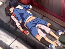 1boy 1girls age_difference athena_asamiya barefoot chin_gentsai clothed_rape clothing_aside cum cum_on_face defeated drugged female female_focus foot_fetish foot_lick foot_licking forced forced_kiss french_kiss king_of_fighters kissing kissing_while_penetrated maku_(l-u) male male/female maledom old_man psycho_soldier rape sex sie_kensou snk straight third-party_edit torn_clothes undressed vaginal_penetration