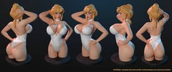 1girls 3d alternate_version_available ass bimbo bimbo_body blonde_hair blue_eyes cleavage cool_world curvy dat_ass eyeshadow female female_only holli_would huge_breasts large_breasts lipstick makeup ralph_bakshi solo texelion thick_lips voluptuous white_leotard wide_hips