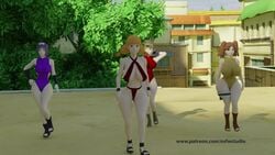 3d 4girls animated big_ass big_butt boruto:_naruto_next_generations female female_only izuno_wasabi kakei_sumire kazamatsuri_moegi mp4 naruto naruto_shippuden no_sound nsfwstudio suzumeno_namida tagme thong video walk_cycle walking