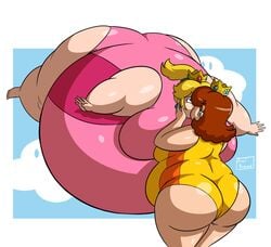 2girls air_inflation ass ass_expansion ass_growth axel-rosered bbw belly_expansion big_ass big_breasts big_butt blonde_hair breast_expansion brown_hair bubble_ass bubble_butt butt_expansion curvaceous curvy curvy_female curvy_figure dat_ass forced full_body_inflation huge_ass huge_breasts inflation kiss_inflation large_ass large_breasts mario_(series) mario_and_sonic_at_the_olympic_games nintendo princess_daisy princess_peach puff_kiss shiny_ass shiny_skin spherical_inflation yellow_hair