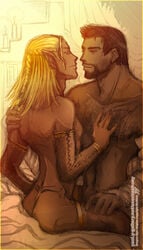 dragon_age_origins male male_only multiple_males tagme taliesin_(dragon_age) yaoi zephony zevran_arainai