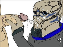 garrus_vakarian gay male_only mass_effect tagme tehwalrus_edits turian