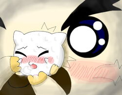 1boy 1girls artist_unknown blush boss_(hamtaro) hamster hamtaro_(series) pussy pussy_juice tagme