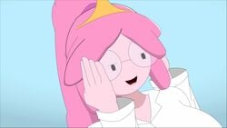 adventure_time animated gif glasses ponytail princess_bubblegum tagme tvcomrade123