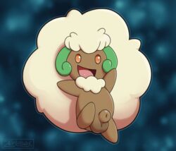 animal_genitalia balls digital_media_(artwork) feral fully_sheathed genitals hair hi_res horn humanoid male male_focus male_only male_solo mammal nintendo nude open_mouth penis pokémon_(species) pokemon sheath simple_background solo solo_male video_games whimsicott zeklullaby