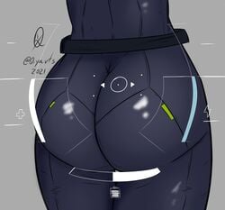 ass ass_focus big_ass bodysuit bubble_ass bubble_butt faceless_female female female_only from_behind huge_ass leaning_forward presenting presenting_ass qiyarts scope solo solo_female sova_(valorant) tagme thick_ass tight_clothing tight_fit uniform valorant viper_(valorant)