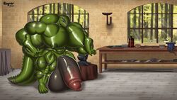 abs apron balls biceps blacksmith bodybuilder cum cum_shot cumming cumshot furry furry_only hyper hyper_balls hyper_cum hyper_genitalia hyper_muscles hyper_penis hyper_testicles male male_focus male_only masturbation muscles muscular muscular_arms muscular_ass muscular_back muscular_legs muscular_male muscular_thighs nipples pecs penis regnar solo testicles veins veiny_penis