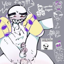 /v/ /v/-tan /v/_mod 4chan anal anal_sex ass ass_up cancer_lord friday_night_funkin gay gay_sex male_only penis penis_size_difference red_eyes sharp_teeth tears yaoi