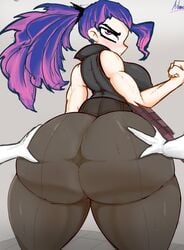 1girls adomo ass_grab ass_spread atomboi_(artist) big_ass big_butt dat_ass disembodied_hands fully_clothed huge_ass huge_butt kaina_tsutsumi lady_nagant my_hero_academia thick thick_ass thick_legs thick_thighs wide_hips