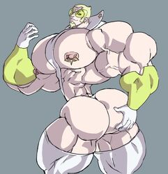 abs biceps bodybuilder faba_(pokemon) human hyper hyper_balls hyper_genitalia hyper_muscles hyper_penis hyper_testicles male male_focus male_only muscle muscles muscular muscular_arms muscular_ass muscular_back muscular_legs muscular_male muscular_thighs nintendo nipples pecs pokemon pokemon_sm remert solo solo_male veins veiny_penis