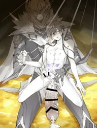 big_penis childe_(genshin_impact) cum cum_inside foul_legacy_transformation gay genshin_impact size_difference tartaglia_(genshin_impact) yaoi zhongli_(genshin_impact)