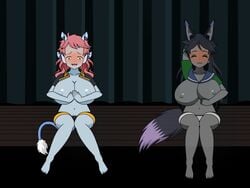 animated ass_expansion brainwashing breast_expansion corruption female fox_girl furry gender_transformation huge_ass huge_breasts kisekae lenkarlah mtf_transformation species_transformation succubus transformation