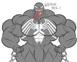 abs biceps bodybuilder bughemoth hyper hyper_balls hyper_genitalia hyper_muscles hyper_penis hyper_testicles male male_focus male_only marvel muscle muscles muscular muscular_arms muscular_ass muscular_back muscular_legs muscular_male muscular_thighs nipples pecs solo solo_male veins veiny_penis venom venom_(marvel)