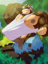 abs bara biceps bodybuilder donkey_kong_(series) funky_kong furry furry_only hyper hyper_balls hyper_genitalia hyper_muscles hyper_penis hyper_testicles male male_focus male_only muscle muscles muscular muscular_arms muscular_ass muscular_back muscular_legs muscular_male muscular_thighs nagare nintendo nipples pecs veins veiny_penis