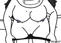 accurate_art_style areolae bed bedroom black_bikini bottom breasts deadinside97 holding_clothing holding_hips jaiden jaiden_animations jaidens_mom nipples open_mouth stripping taking_clothes_off youtube