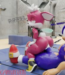 2boys 3d anal anthro ass big_penis camseven chip_(sonic) clothing cum cum_in_ass cum_inside fat_ass femboy footwear gay handwear hedgehog light_gaia male male/male male_only mostly_nude sonic_(series) sonic_the_hedgehog sonic_unleashed sweaty thick_thighs yaoi