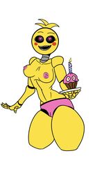 toy chica (fnaf) from five nights at freddy's by hamzsandwich