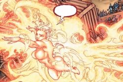 female harvey_tolibao jay_david_ramos jean_grey marvel marvel_comics naked phoenix_(x-men) ultimate_jean_grey ultimate_x-men x-men