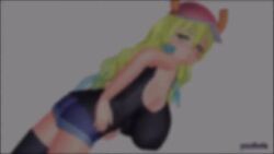 1girls 3d animated big_breasts fart fart_cloud fart_fetish farting farting_in_face female female_only grabbing_own_ass green_eyes green_hair horns looking_at_viewer looking_back miss_kobayashi's_dragon_maid mp4 nose_pinch pov quetzalcoatl_(dragon_maid) smile solo solo_female sound thighhighs video wink yuuforia