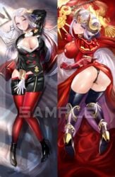 1girls ass axe bare_thighs black_panties blue_eyes blush boots breasts cleavage clothes_lift edelgard_von_hresvelg embarrassed fire_emblem fire_emblem:_three_houses garreg_mach_monastery_uniform gloves grey_hair high_heels horns large_ass large_breasts long_hair looking_at_viewer nintendo panties pantyhose post-timeskip sample shoes shorts skindentation solo thighhighs tongari undressing upskirt weapon