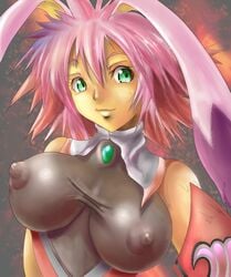 clothing large_breasts pointy_chin see-through see-through_clothing seraphita_(xenogears) xenogear xenogears