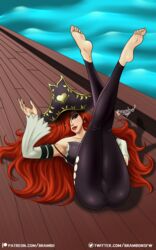 brambo captain feet league_of_legends miss_fortune patreon pirate riot_games soles toes