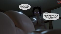 1boy 1girls 3d 3d_(artwork) 3d_model 3d_render asking_for_it ass ass_focus ass_up big_ass big_ass_(male) big_breasts big_nipples biting_lip black_hair blender blender_(artwork) blender_(software) blender_cycles bubble_ass bubble_butt butterfly_hair_ornament demon_slayer english english_text face_down_ass_up huge_ass huge_ass_(male) indoors kamado_tanjirou kimetsu_no_yaiba kochou_shinobu male_ass male_ass_focus male_focus night oofoe purple_eyes self_upload shiny_skin sleeping sleeping_male sleeping_nude staring_at_ass sweat sweaty sweaty_body sweaty_female tanjiro_kamado temptation text text_bubble thought_bubble trying_to_resist