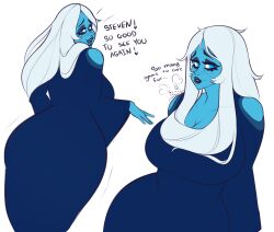 blue diamond (steven universe) from cartoon network by d3monone